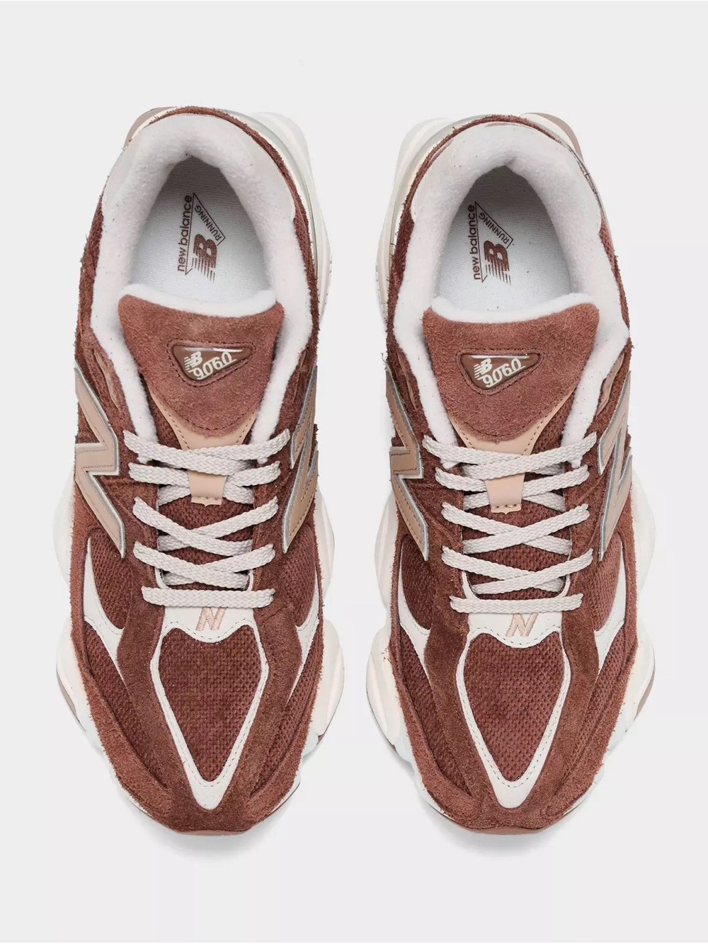 New Balance 9060 Sneakers in Rich Oaktimber Wolf Suede Womens Shoes 7.5 NEW NWT - Picture 15 of 15